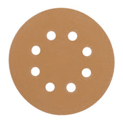 Paquete con 5 discos de lija 5' grano 150, 8 perforaciones