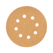 Paquete con 5 discos de lija 5' grano 40, 8 perforaciones