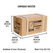 Desarmador de caja 1/2' mango de PVC, PRETUL