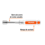 Desarmador de caja 1/2' mango de acetato, TRUPER
