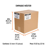 Desarmador de caja 1/2' mango de acetato, TRUPER