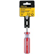 Desarmador de caja 1/4' mango de PVC, PRETUL