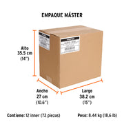 Desarmador de caja 5/16' mango de acetato, TRUPER