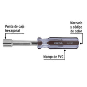 Desarmador de caja 7/16' mango de PVC, PRETUL