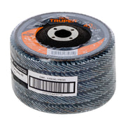 Disco laminado 4', grano 40 centro 5/8', fibra, TRUPER