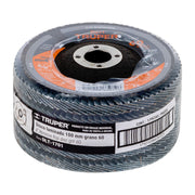 Disco laminado 4', grano 60 centro 5/8', fibra, TRUPER