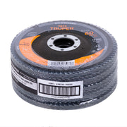 Disco laminado 4-1/2', grano 60 centro 7/8', fibra, TRUPER