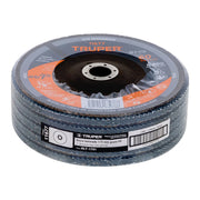 Disco laminado 7', grano 60 centro 7/8', fibra, TRUPER