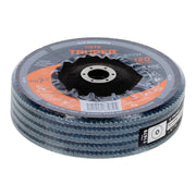 Disco laminado 7', grano 120 centro 7/8', fibra, TRUPER