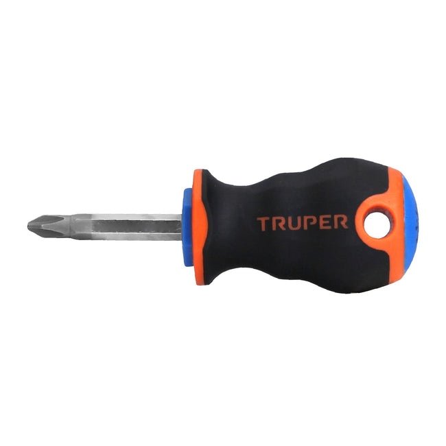 Desarmador de cruz 1/4' x 1-1/2' mango Comfort Grip, TRUPER