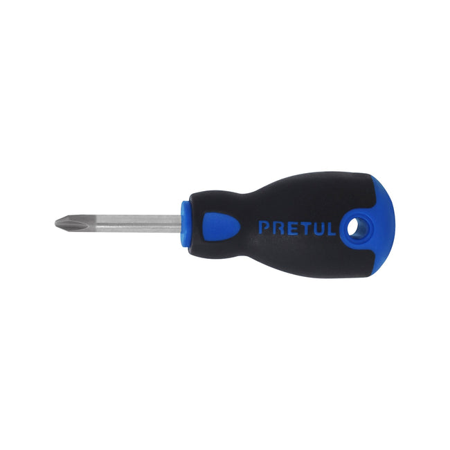 Desarmador de cruz 1/4' x 1-1/2' mango Comfort Grip, PRETUL
