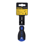 Desarmador de cruz 1/4' x 1-1/2' mango Comfort Grip, PRETUL
