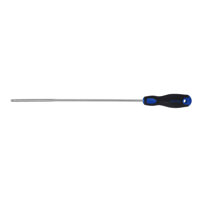 Desarmador de cruz 1/4' x 12' mango Comfort Grip, PRETUL