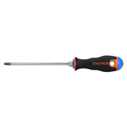 Desarmador de cruz 1/4' x 6' mango Comfort Grip, TRUPER