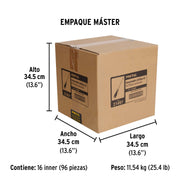 Desarmador de cruz 1/4' x 8' mango Comfort Grip, PRETUL