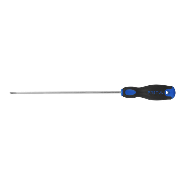 Desarmador de cruz 1/8' x 4' mango Comfort Grip, PRETUL