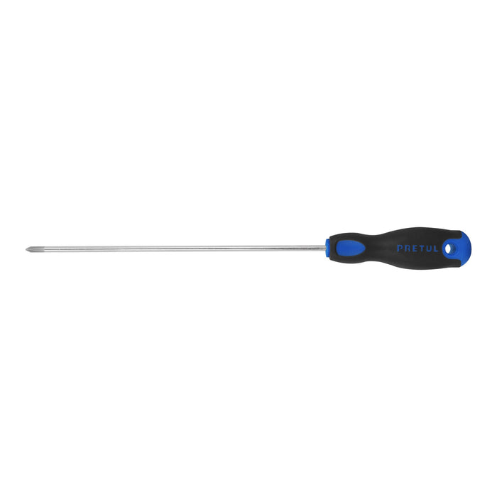 Desarmador de cruz 1/8' x 4' mango Comfort Grip, PRETUL