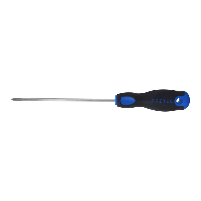 Desarmador de cruz 1/8' x 6' mango Comfort Grip, PRETUL