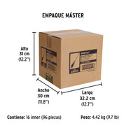 Desarmador de cruz 1/8' x 8' mango Comfort Grip, PRETUL