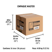 Desarmador de cruz 1/8' x 8' mango de PVC, PRETUL
