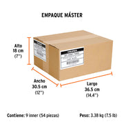 Desarmador de cruz 1/8' x 8' mango de acetato, TRUPER