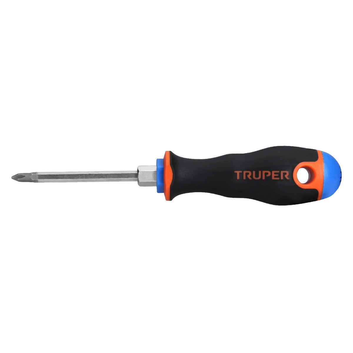 Desarmador de cruz 3/16' x 3' mango Comfort Grip, TRUPER