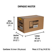 Desarmador de cruz 3/16 x 3' mango de PVC, PRETUL