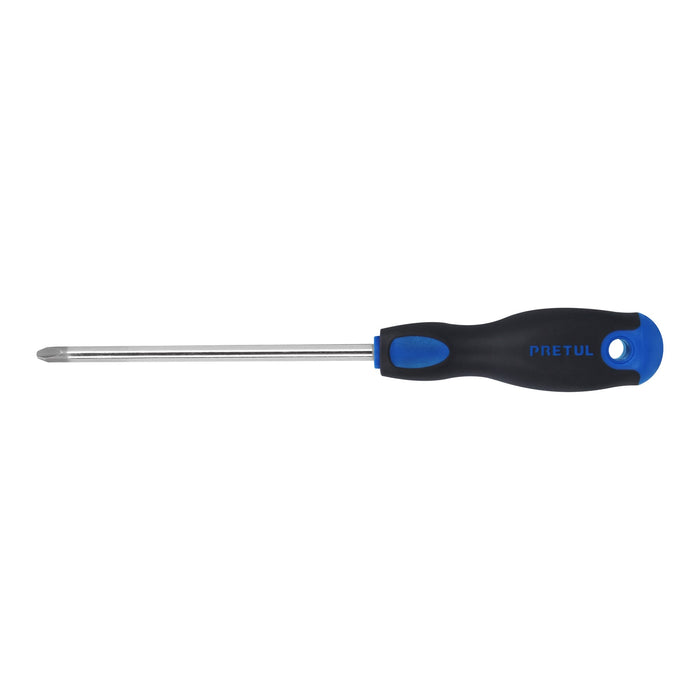 Desarmador de cruz 5/16' x 6' mango Comfort Grip, PRETUL