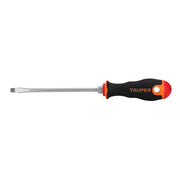 Desarmador plano 1/4' x 6' mango Comfort Grip, TRUPER