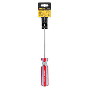 Desarmador plano 1/4 x 6' mango de PVC, PRETUL