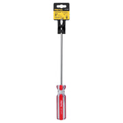 Desarmador plano 1/4 x 8' mango de PVC, PRETUL