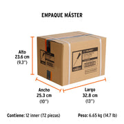Desarmador plano 3/16' x 3' mango Comfort Grip, TRUPER