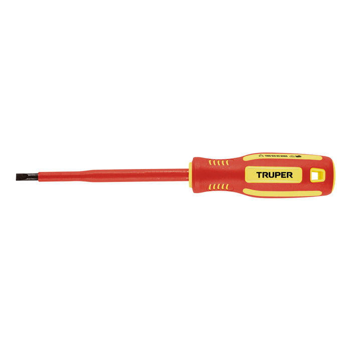 Desarmador dieléctrico plano 7/32' x 5', TRUPER