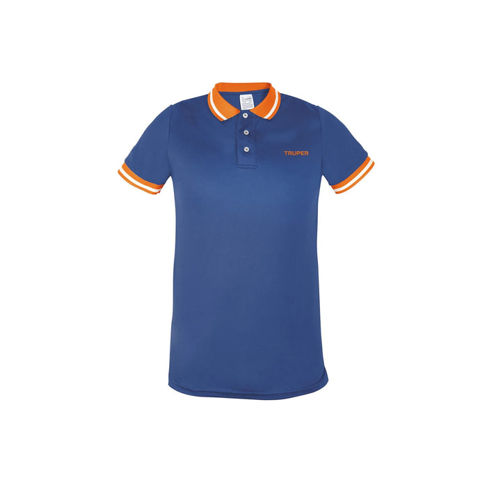 Playera polo performance para hombre, azul, M, TRUPER