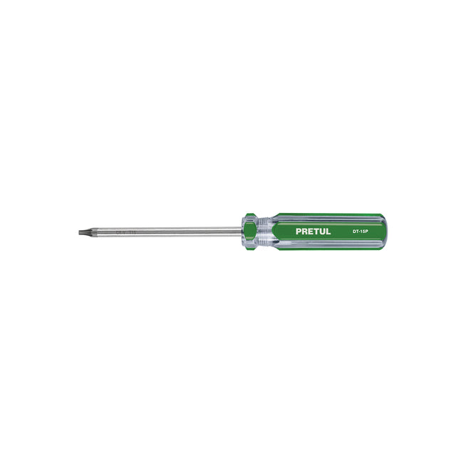 Desarmador punta Torx T 15 mango de PVC, PRETUL