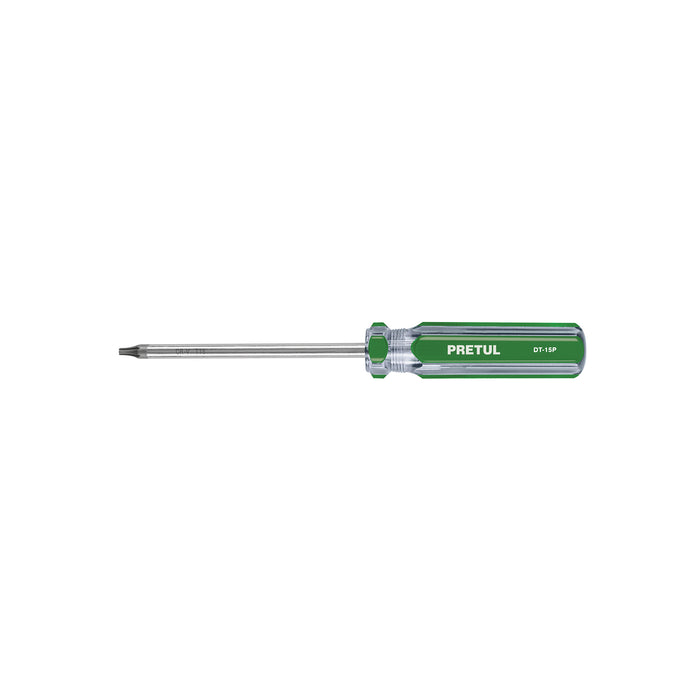 Desarmador punta Torx T 15 mango de PVC, PRETUL
