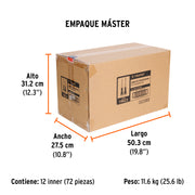 Dúo de desarmadores 3/16' x 4' mango Comfort Grip, TRUPER