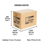 Dúo de desarmadores 3/16 x 4' mango de PVC, PRETUL