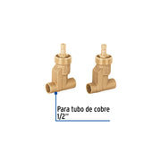Juego llaves empotrar soldables,compresión,sin maneral BASIC