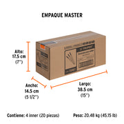 Bolsa con 1 kg de electrodos 6011 de 5/32', TRUPER