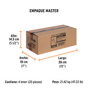 Bolsa con 1 kg de electrodos 6013 de 5/32', TRUPER