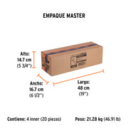 Bolsa con 1 kg de electrodos 7018 de 1/8', TRUPER