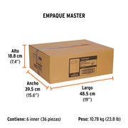 Escuadra 10' para carpintero con mango 100% de aluminio