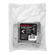 Bolsa c/24 escuadras planas cantoneras 3-1/2'x3-1/2', FIERO