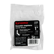 Bolsa con 24 escuadras esquineras 1' x 1', FIERO