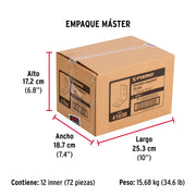 Bolsa con 24 escuadras esquineras 1' x 1', FIERO