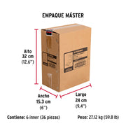 Bolsa con 24 escuadras esquineras 3' x 3', FIERO