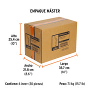 Escuadra 9' falsa de acero inox mango de aluminio, EXPERT
