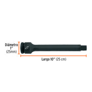 Extensión de impacto con cuadro de 3/4', largo 10', TRUPER
