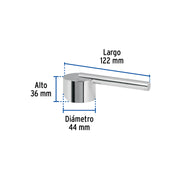 Maneral palanca para monomando de lavabo, cromo, ELEMENT